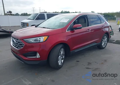 2019 Ford Edge Titanium from USA, damaged, VIN 2FMPK4K97KBB24551
